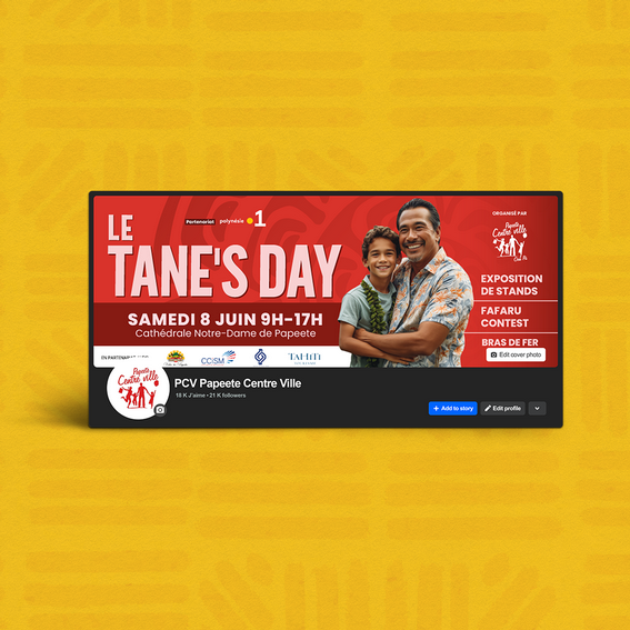 Facebook Cover Mockup Tane